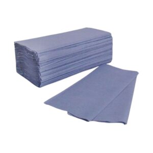Preema Cfold Hand Towels Blue 1PLY