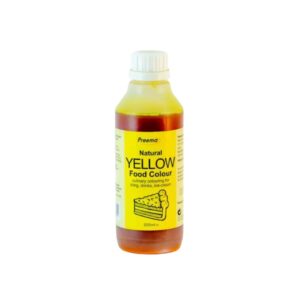 Preema Natural Yellow Food Colouring Liquid 500ml