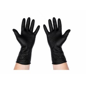 Preema Nitrile Gloves (Black) Extra Large X 100